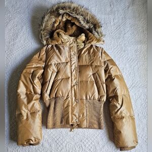 Vintage Baby Phat - Gold Puffer Jacket - Kimora
